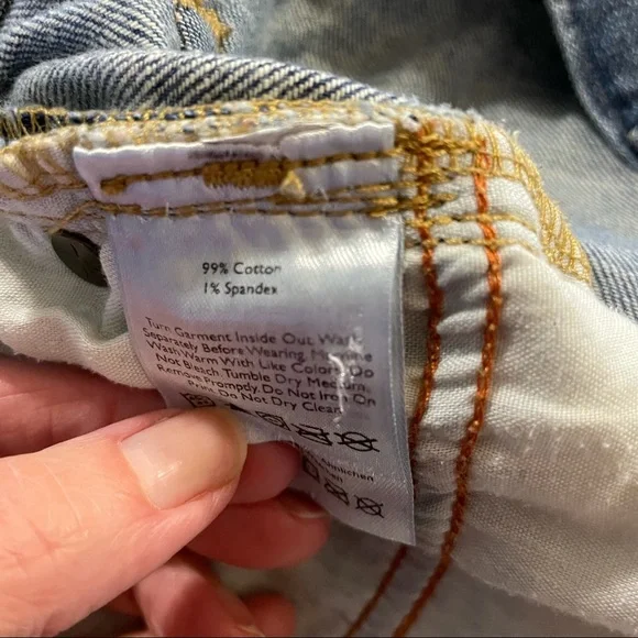 Eddie Bauer Women’s Specially Dyed Jean Shorts 6” Size 6 - Picture 12 of 13